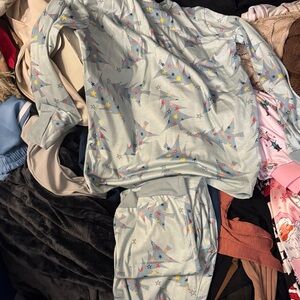 Christmas tree Patterned Pajama Set. Unique colors ! Have two left !!!!!!
